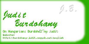 judit burdohany business card